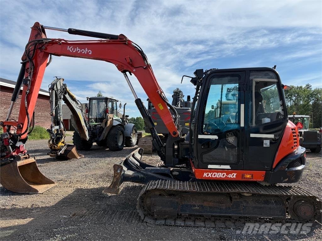Kubota KX080-4 Малые экскаваторы 7т-12т