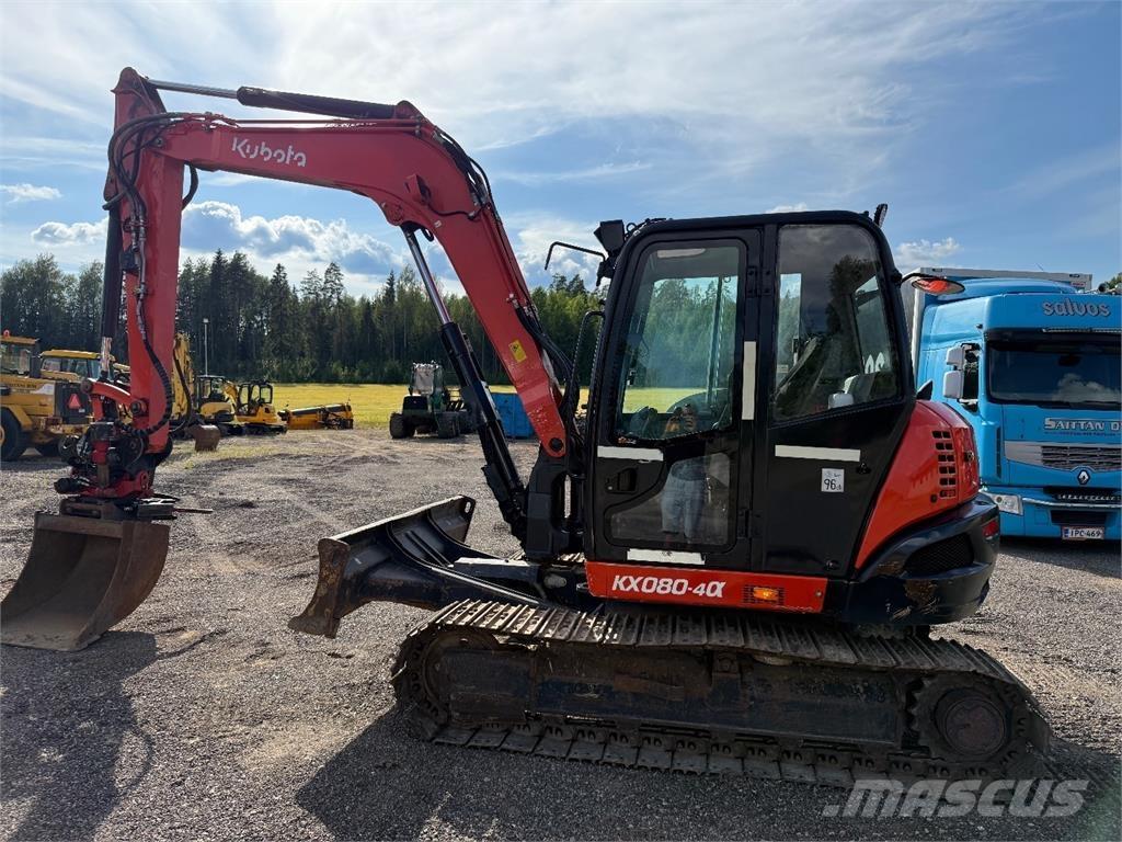 Kubota KX080-4 Малые экскаваторы 7т-12т
