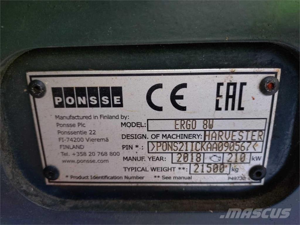 Ponsse Ergo Харвестеры
