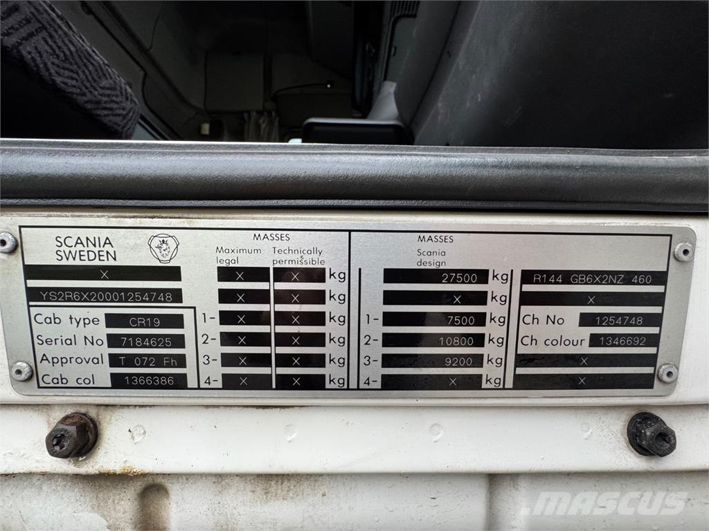 Scania 144G 6x2 Автомобильные краны