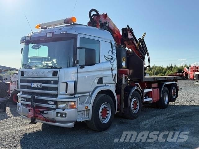 Scania R124G Автомобильные краны