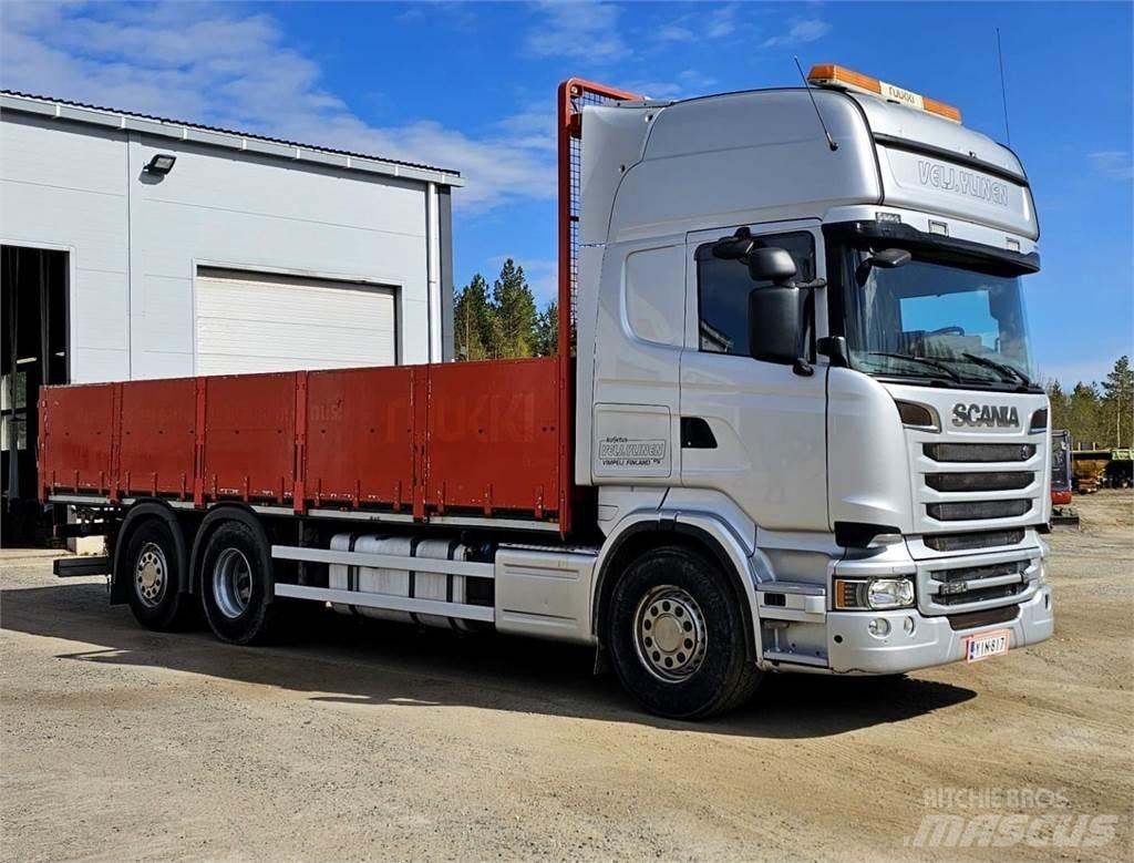 Scania R520 6x2 Грузовики-платформы/боковая разгрузка