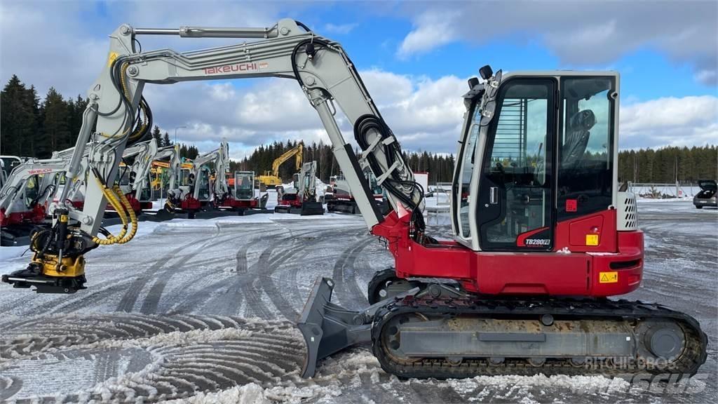 Takeuchi TB280FR Малые экскаваторы 7т-12т