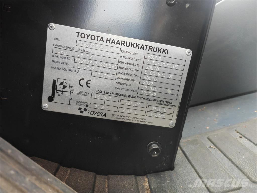 Toyota 42-8FDF18 Дизельные погрузчики