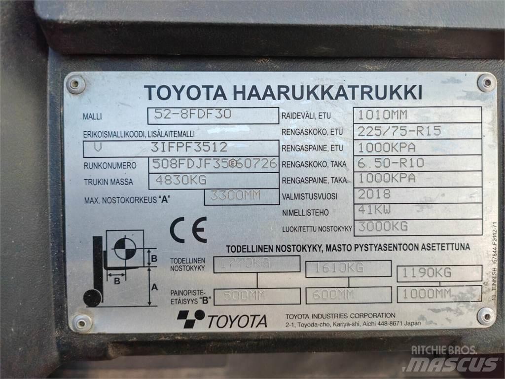 Toyota 52-8FDF30 Дизельные погрузчики