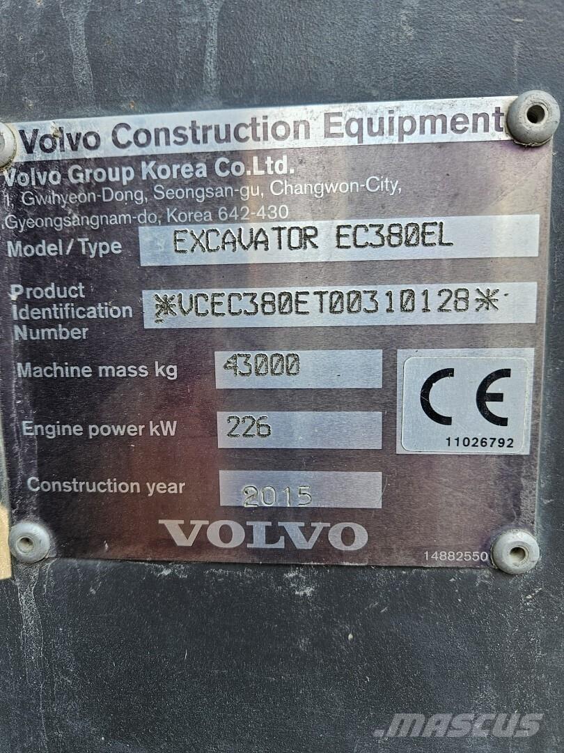 Volvo EC 380 EL Гусеничные экскаваторы