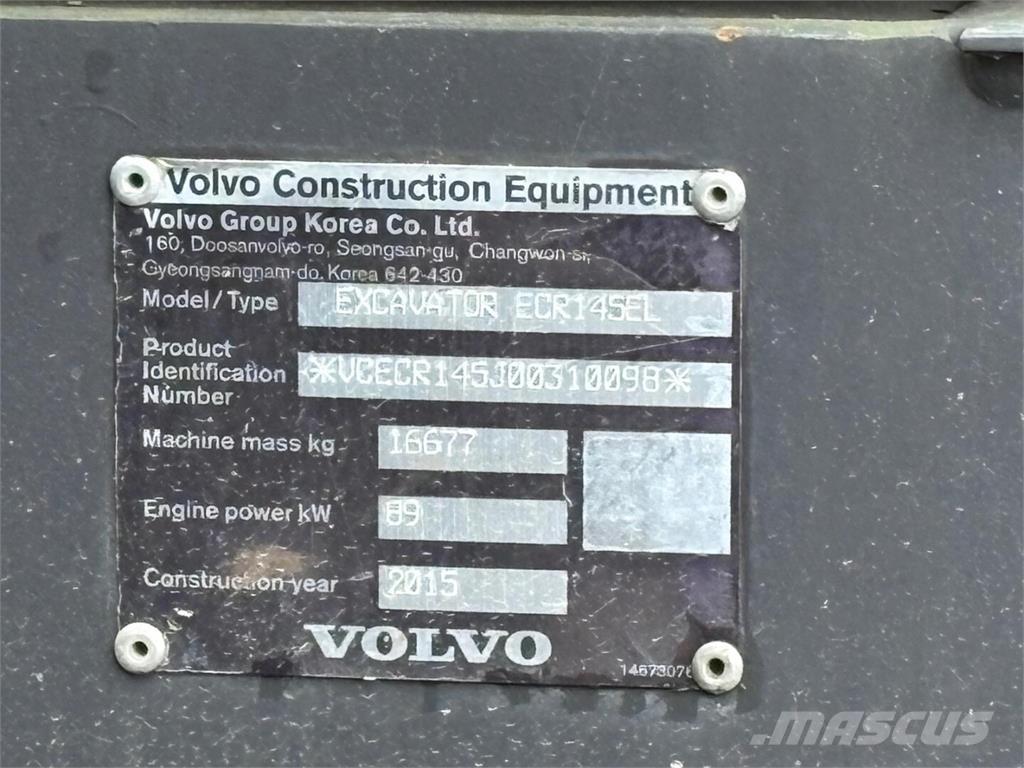 Volvo ECR 145 EL Гусеничные экскаваторы