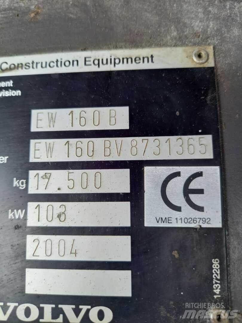 Volvo EW 160 B Гусеничные экскаваторы