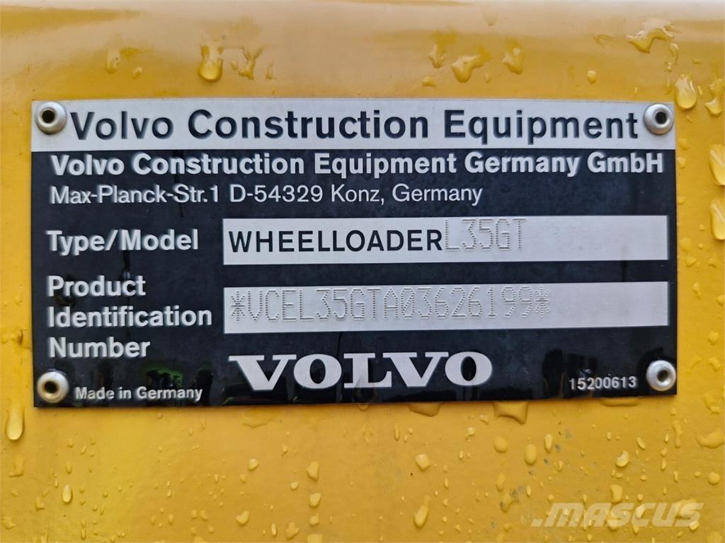Volvo L 35 GT Фронтальные погрузчики