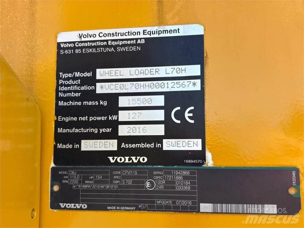 Volvo L 70 H Фронтальные погрузчики