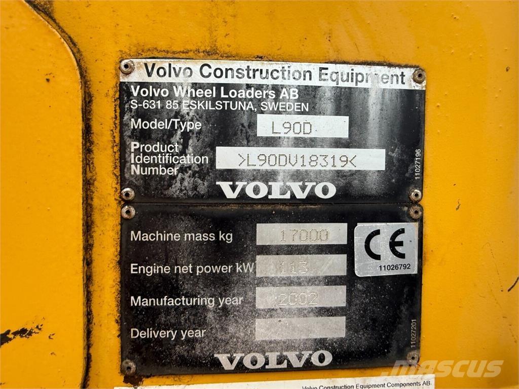 Volvo L90D Фронтальные погрузчики