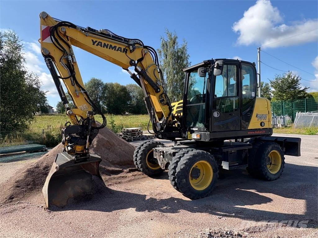 Yanmar B 95 W Колёсные экскаваторы