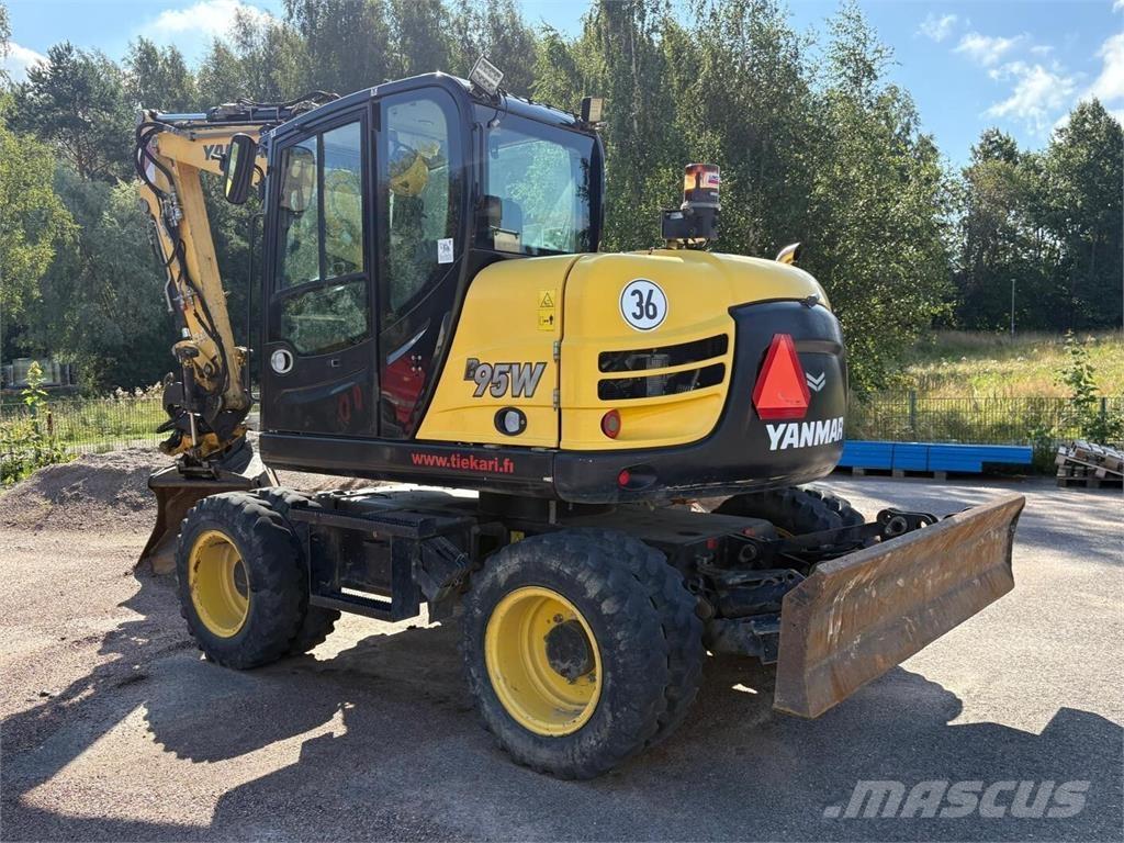 Yanmar B 95 W Колёсные экскаваторы