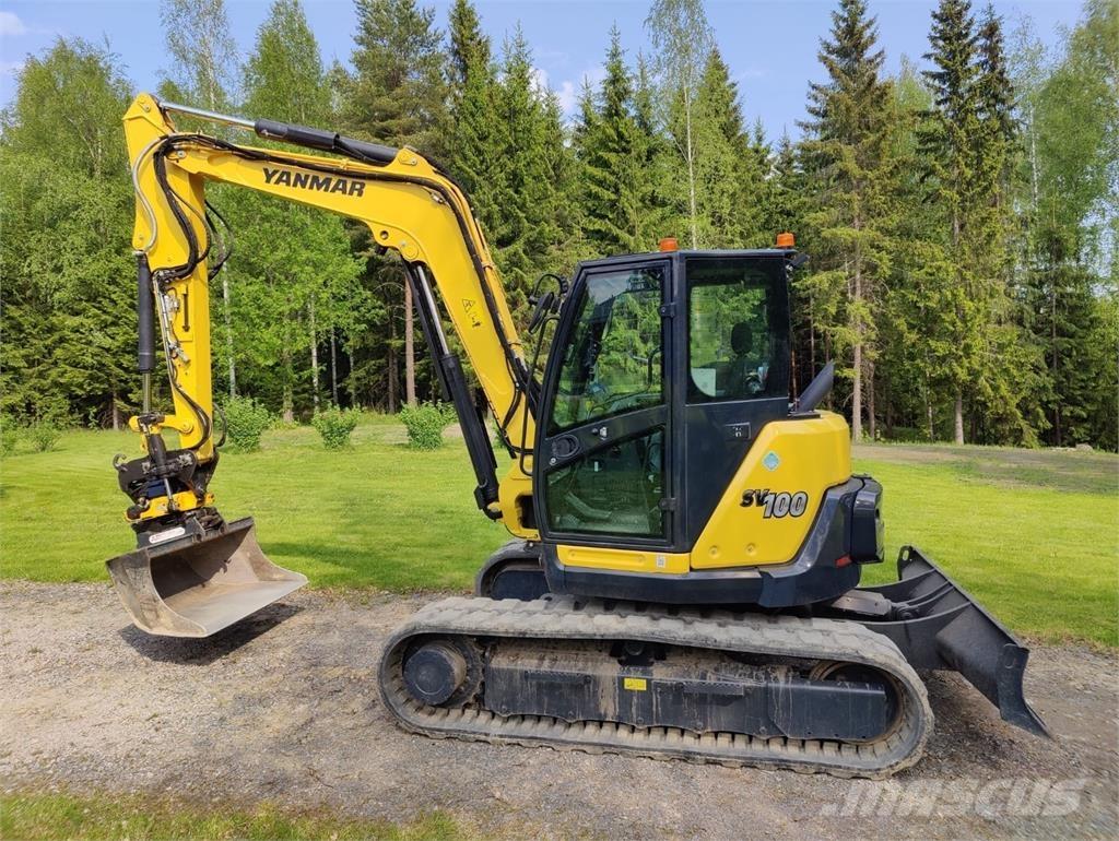 Yanmar SV100-2 Малые экскаваторы 7т-12т