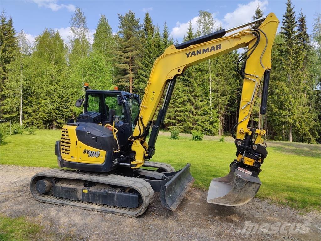 Yanmar SV100-2 Малые экскаваторы 7т-12т