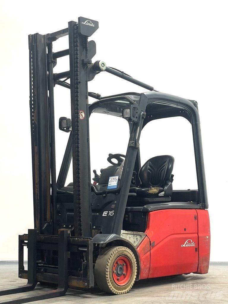 Linde E16-386 Электропогрузчики