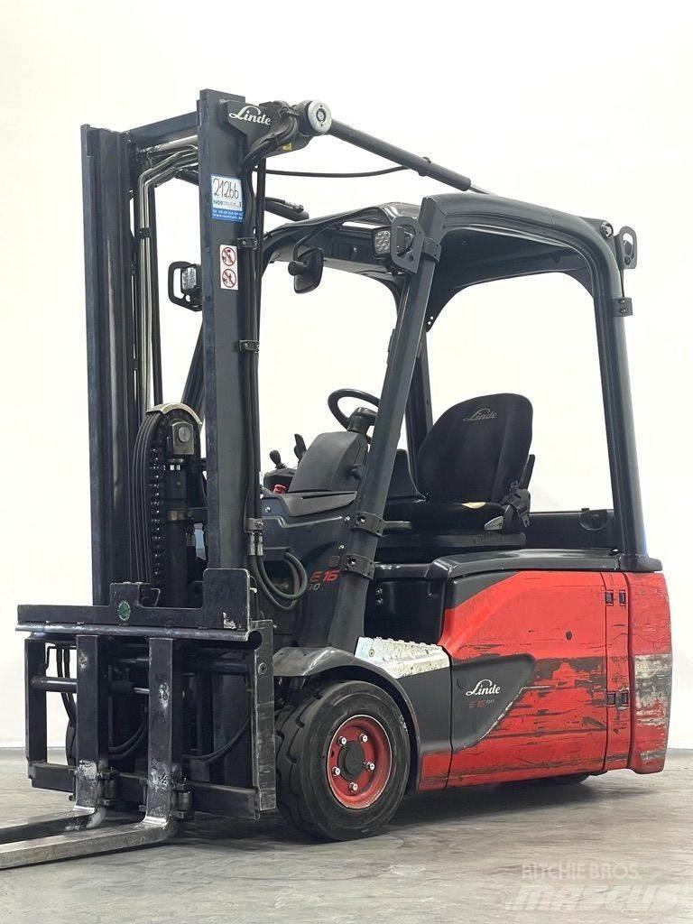 Linde E16L-386-EVO Электропогрузчики