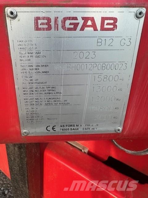 Bigab B12 VÄXLARVAGN Комплектующие для погрузочных и сельхозмашин
