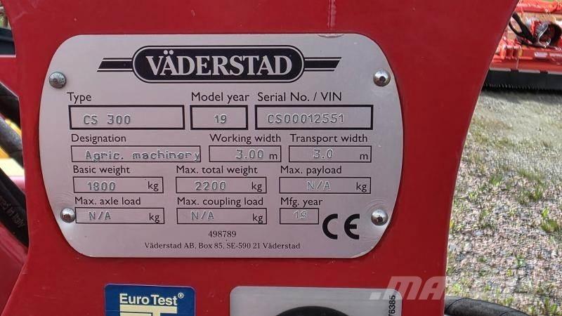Väderstad Cultus 300 Прочее почвообрабатывающее оборудование