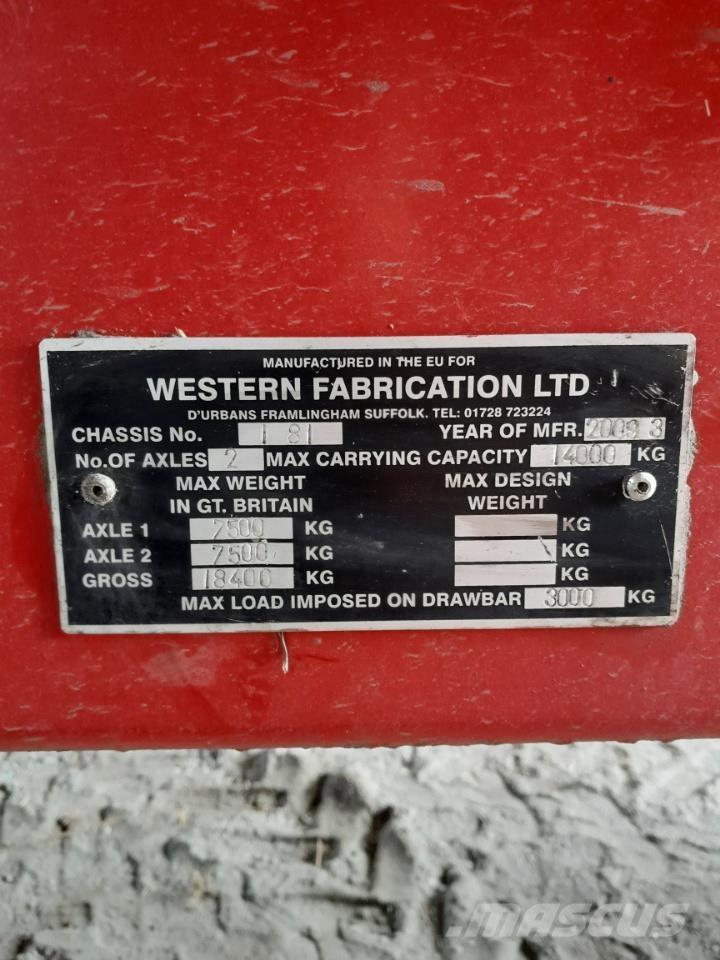 Western 14 TON Комплектующие для погрузочных и сельхозмашин