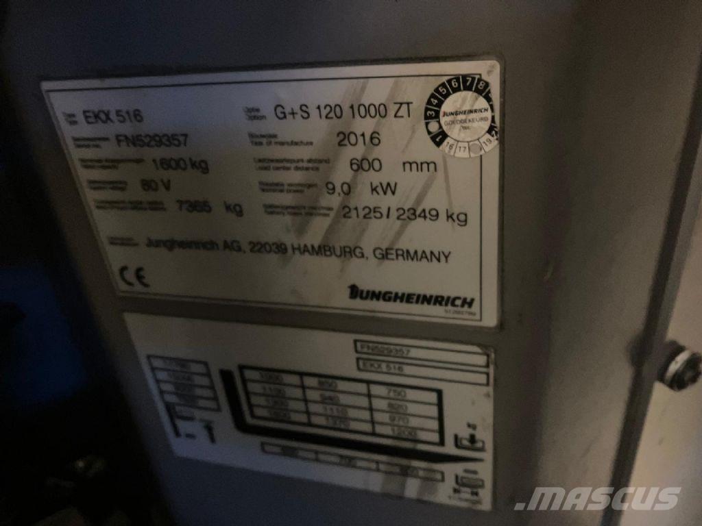 Jungheinrich EKX 516 Высотные комплектовщики