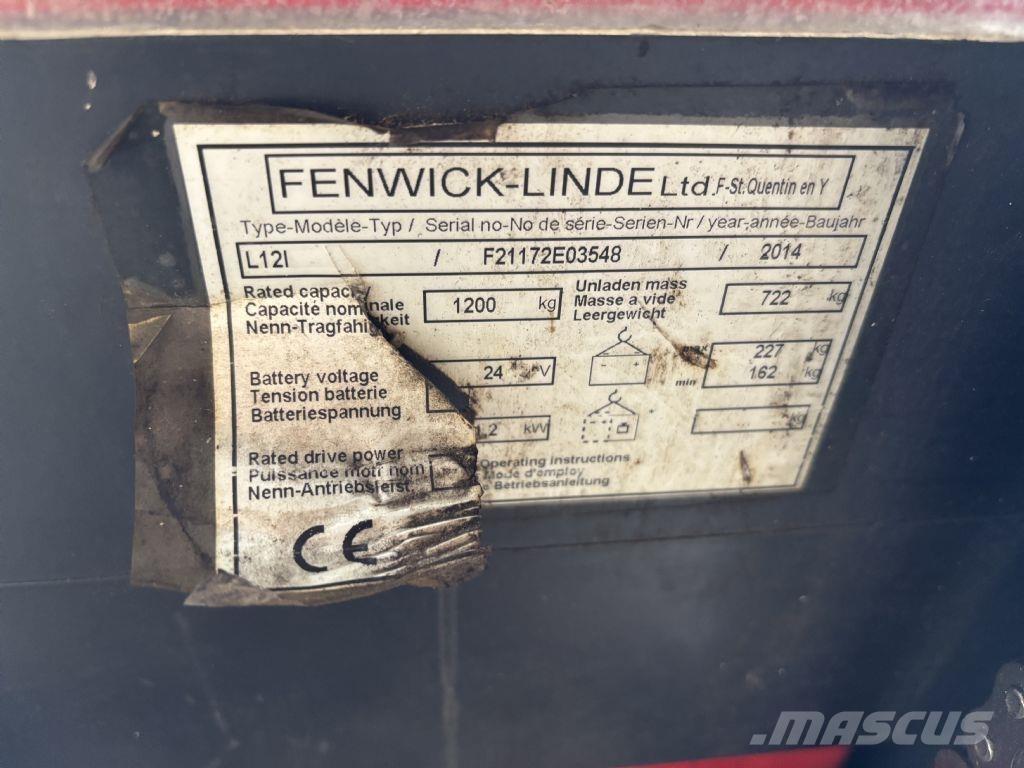 Linde L12i Ручные штабелёры с электроподъёмом