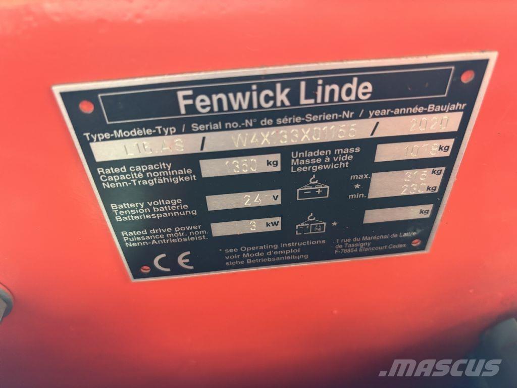 Linde L16.AS Ручные штабелёры с электроподъёмом