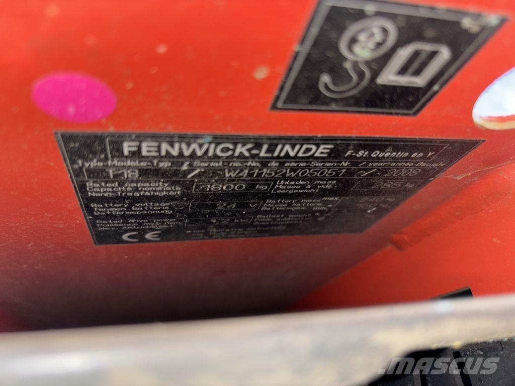 Linde T18 Ручные электрические тележки