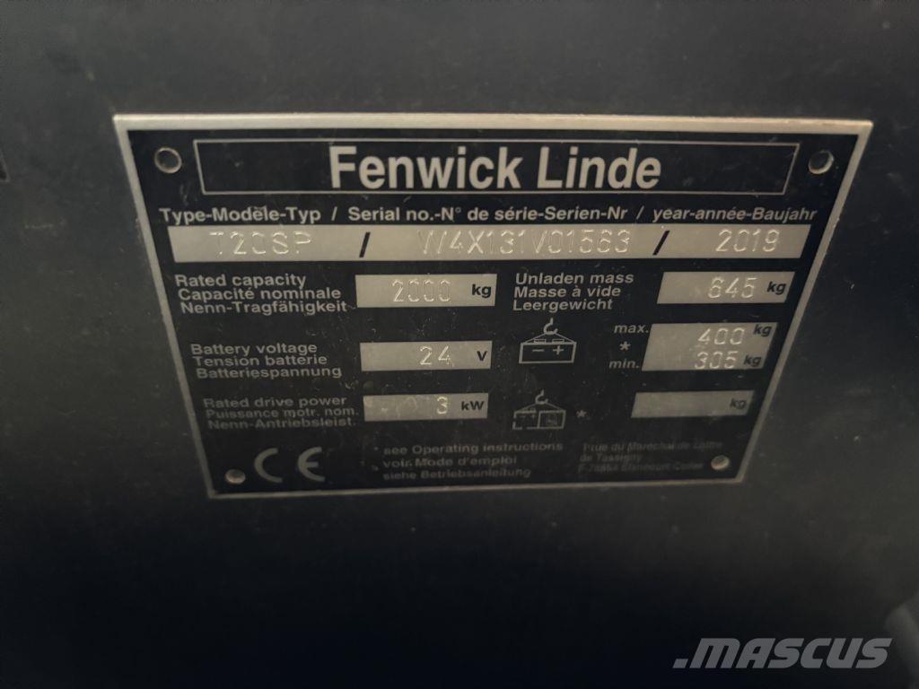 Linde T20 SP Самоходные электроштабелёры
