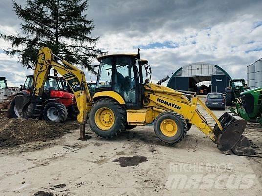 Komatsu WB 93R Гусеничные экскаваторы