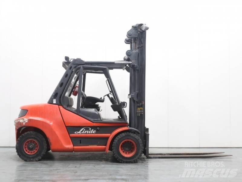 Linde H80D-02/900 396 Дизельные погрузчики