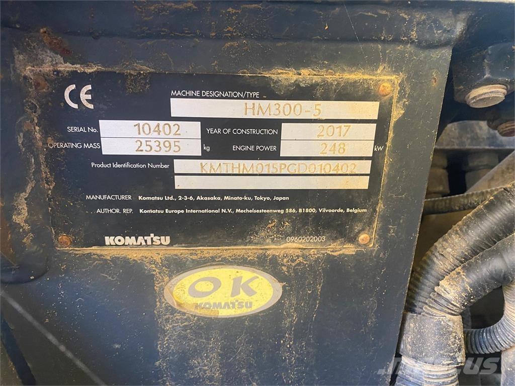 Komatsu HM300-5 Шарнирно-сочленённые самосвалы