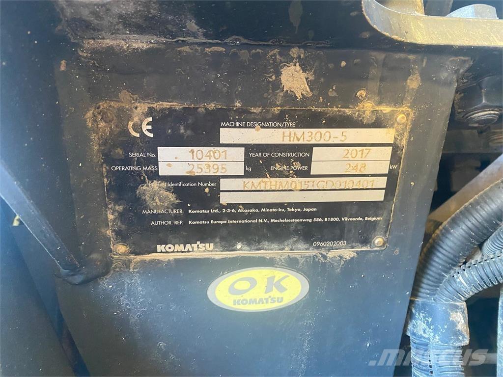 Komatsu HM300-5 Шарнирно-сочленённые самосвалы