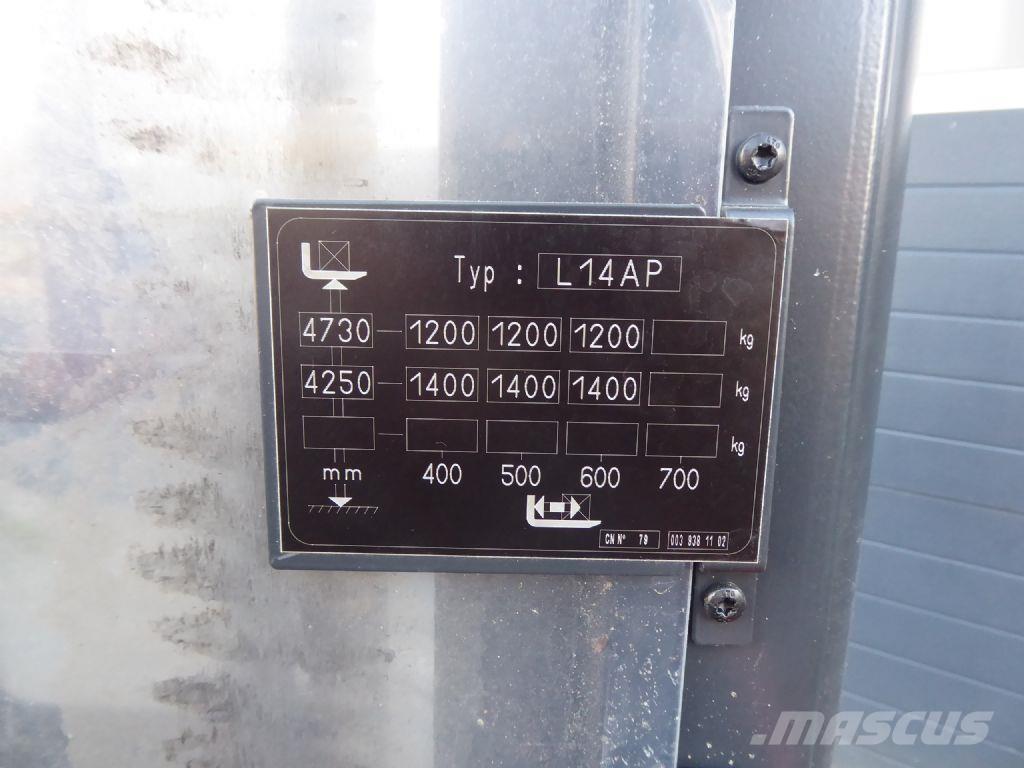 Linde L14 AP Ручные штабелёры с электроподъёмом