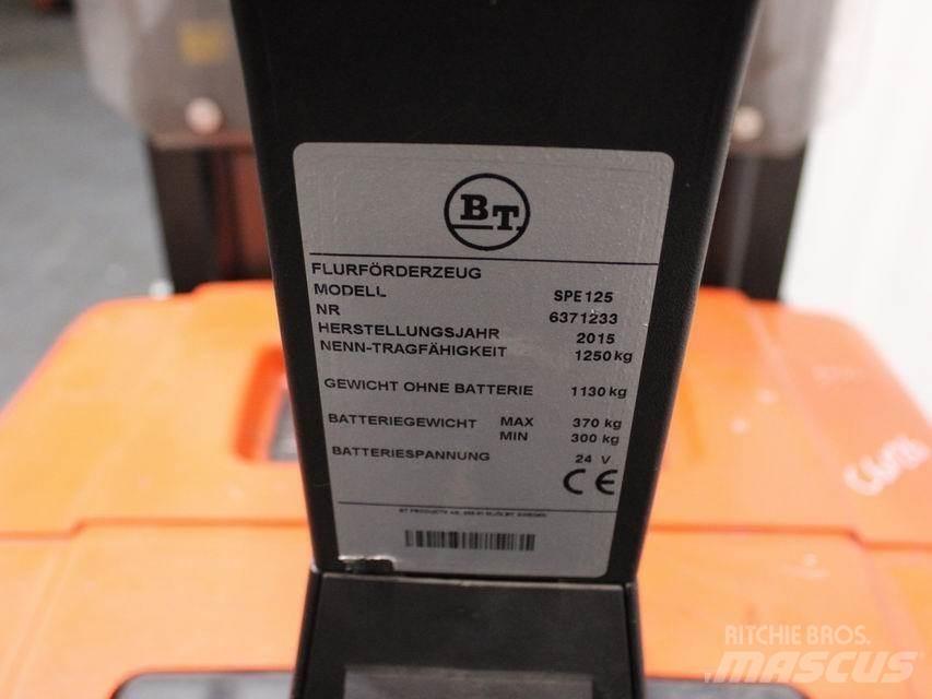 BT SPE 125 Ручные штабелёры с электроподъёмом