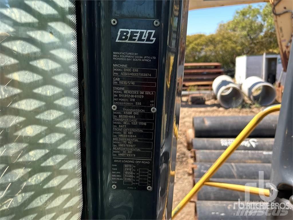 Bell B40D Шарнирно-сочленённые самосвалы