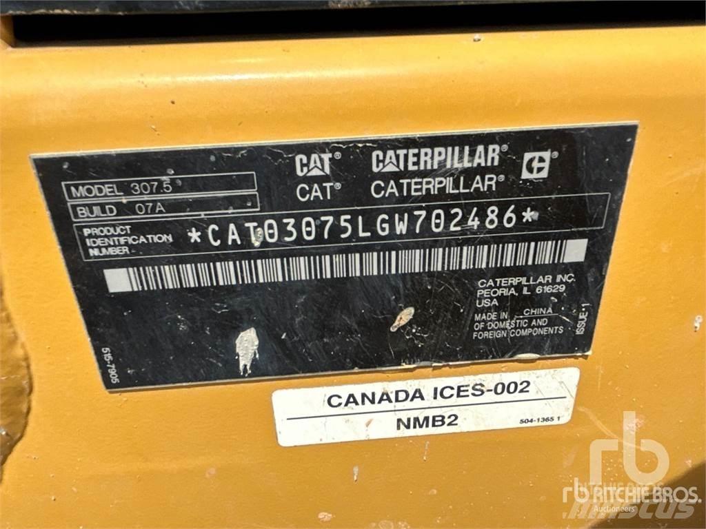 CAT 307.5 Гусеничные экскаваторы