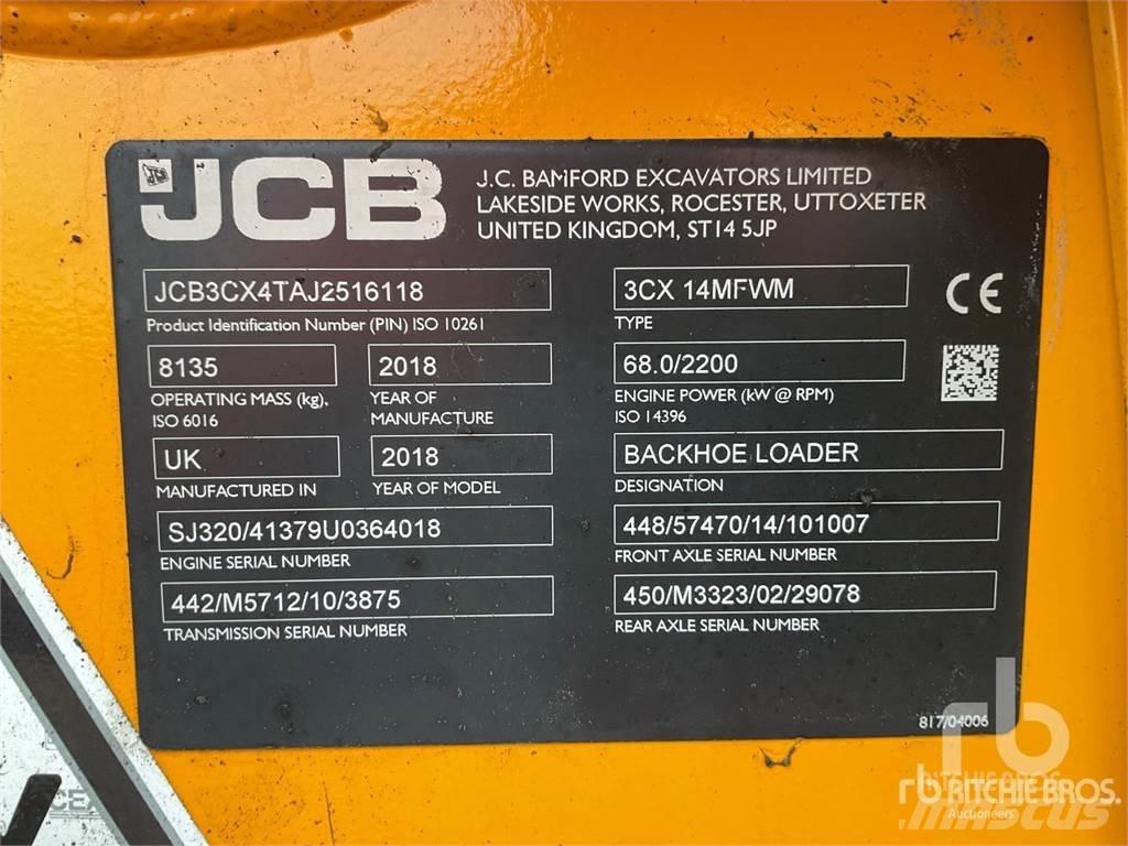 JCB 3CX 14MFWM Экскаваторы-погрузчики