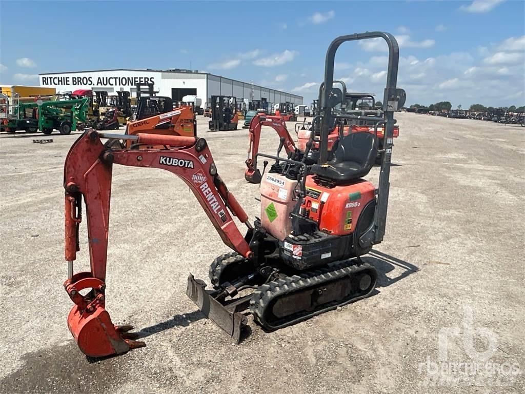 Kubota K008-3 Мини-экскаваторы