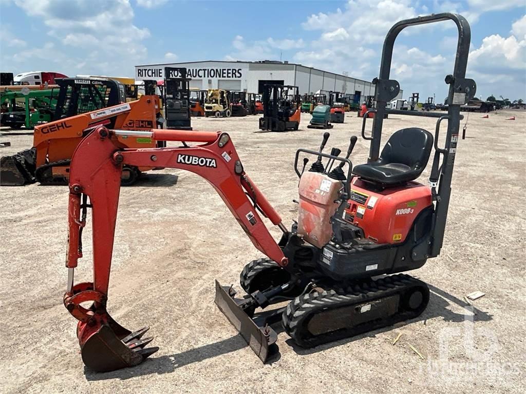 Kubota K008-3 Мини-экскаваторы