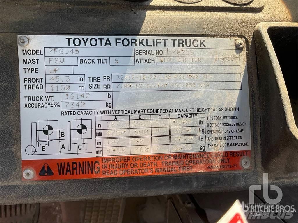 Toyota 7FGU45 Дизельные погрузчики