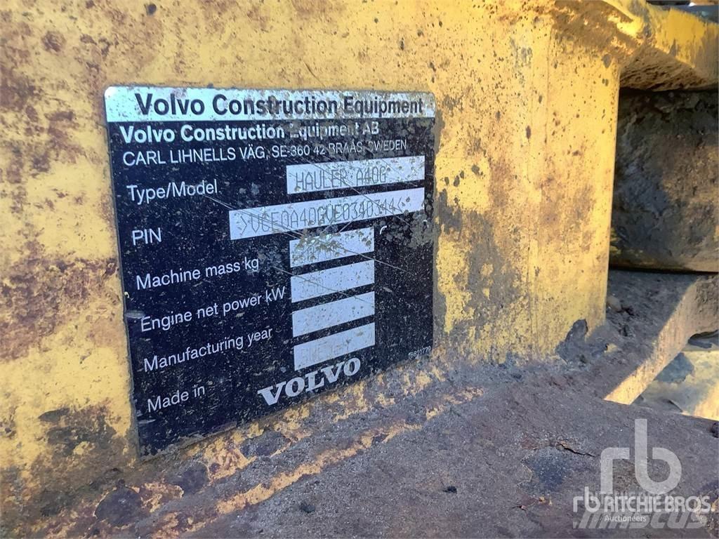 Volvo A40G Шарнирно-сочленённые самосвалы