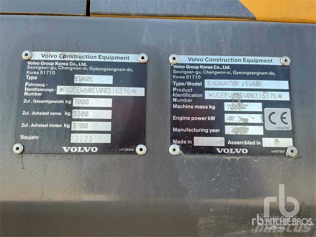 Volvo EW60E Колёсные экскаваторы