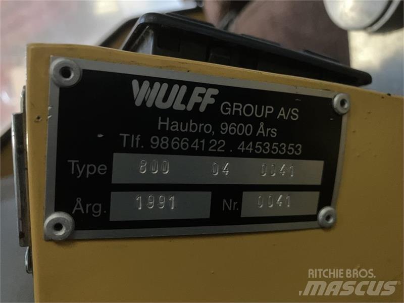 Wulff 800 Коммунальные мини-погрузчики