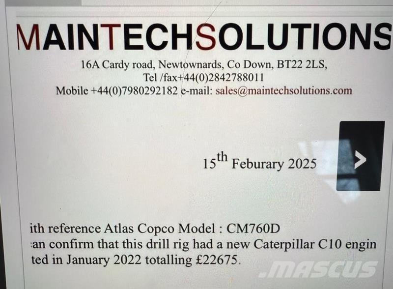 Atlas Copco CM-760D Строительная техника - Другие