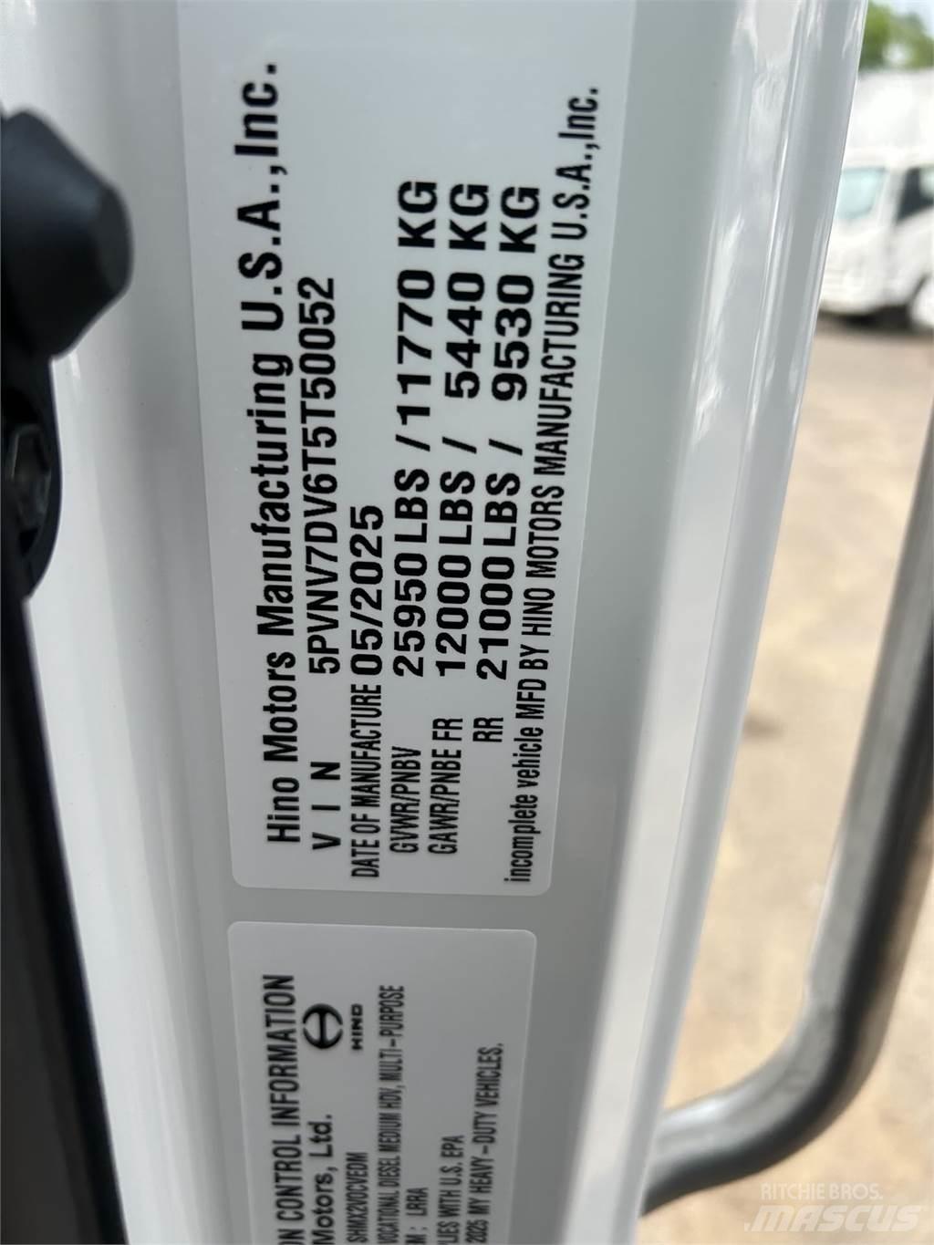 Hino L7 Шасси с кабиной