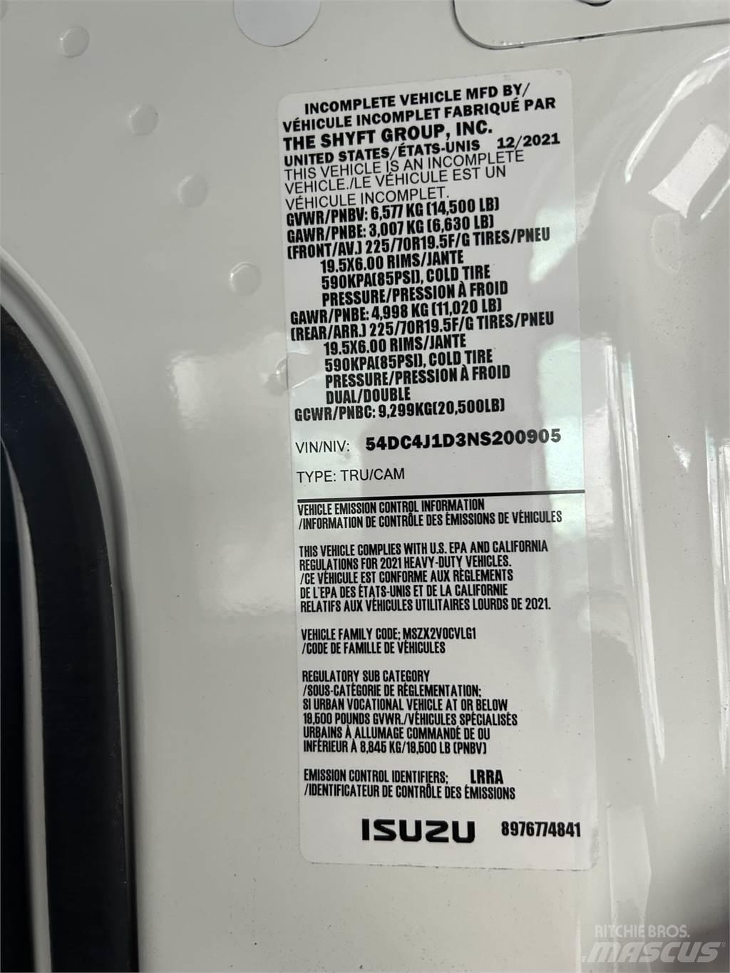Isuzu NPR HD DC Специальные грузовики