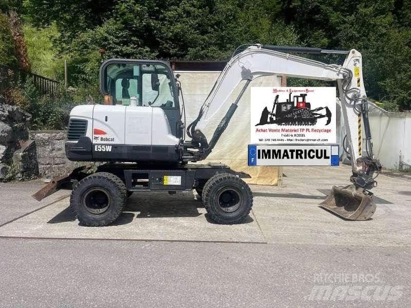 Bobcat E55W Колёсные экскаваторы