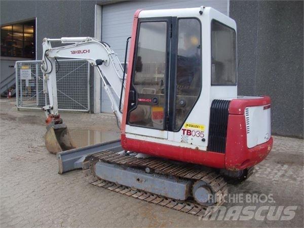 Takeuchi TB035 Мини-экскаваторы