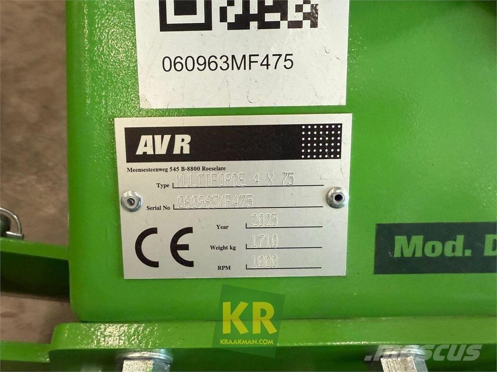 AVR MultiForce Гребнеобразователи
